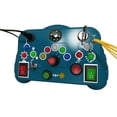 thumbnail image 3 of Xuanheng LED Switch Board Montessori Busy Board Teaching Prop Practical Skill Sensory Toy blue, 3 of 8