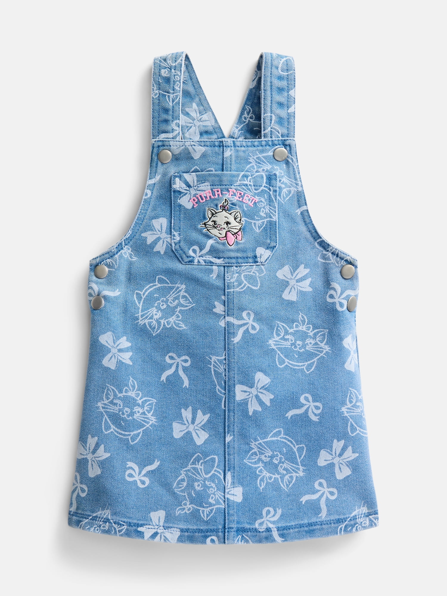 Disney Marie Toddler Girls Short Sleeve Tee and Cotton Skirtall Set, 2 Piece, Sizes 12M-5T