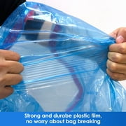 HygiCare Recycling Trash Bags, 13 Gallon, 200 Count, Unscented, Super Strong, Leakproof, Translucent Blue