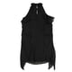 thumbnail image 2 of bar III Vestido recto con aleteo para mujer, negro, pequeño, 2 of 2