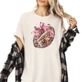 thumbnail image 3 of Disco Football Coquette Bow Shirt for Women and Teens Girly Fall Football Season Oversized Tee Ivory Shirt Adult Small, 3 of 4