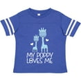 thumbnail image 3 of Inktastic My Poppy Loves Me Boys Giraffe Grandson Boys Toddler T-Shirt, 3 of 5
