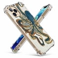 thumbnail image 1 of Blue Octopus Case for iPhone 12 Pro Max,Aesthetic Art Design Pattern Soft TPU Bumper Case Cover, 1 of 5