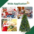 thumbnail image 7 of Fenbeli 7ft Pre-Lit Artificial Christmas Tree, Hinged Xmas Tree with 400 Multi-Color LED Lights, 7 of 7