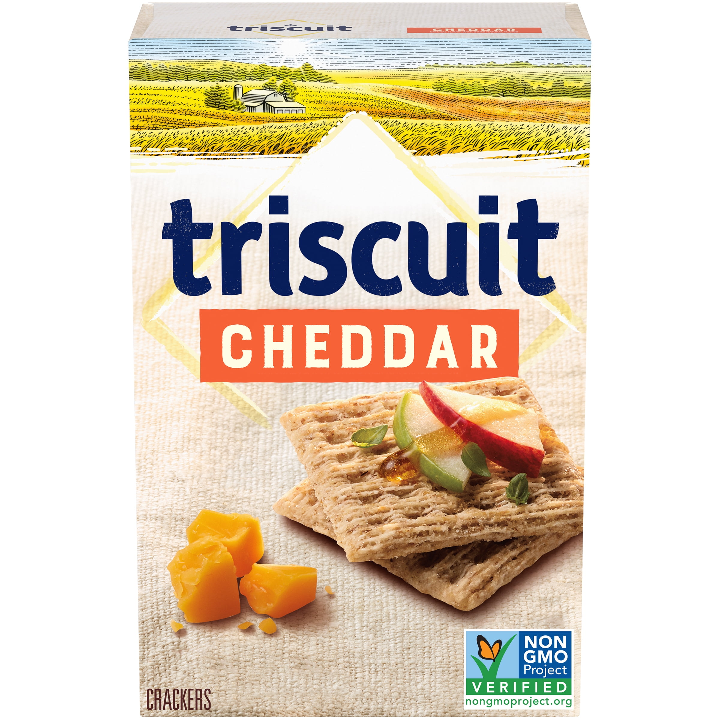 TRISCUIT Crackers, Cheddar Flavor, 8.5 Oz