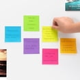 Pop Up Sticky Notes 3x3 inch Bright Colors Self-Stick Pads 6 Pads/Pack ...