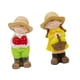 thumbnail image 2 of Conjunto de 2 figuras de jardín (niña): figuras decorativas para jardín, terraza, escritorio y hogar., 2 of 9