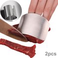 thumbnail image 4 of Protector Dedo 2/4/6 Piezas Acero Inoxidable para Cortar en Cubitos Y Picar, 4 of 9