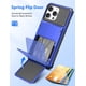 thumbnail image 2 of Funda tipo cartera COOYA para iPhone 16 Pro de 6,3 pulgadas, azul con 5 ranuras para tarjetas, 2 of 7