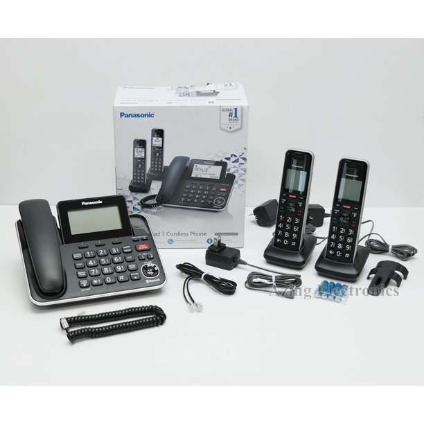 Panasonic KXTGF882B Corded/Cordless Phone Black