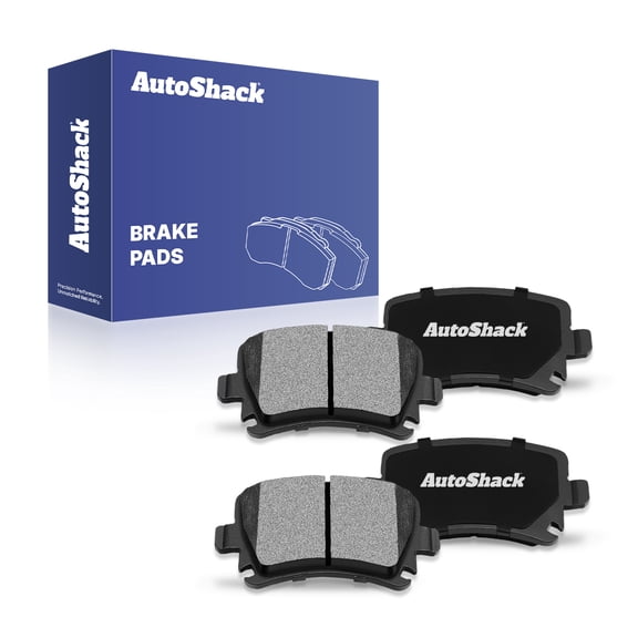 AutoShack Rear Ceramic Brake Pad Set for Volkswagen & Audi, Jetta 2005-2010 GTI 2006-2011, 2015-2021 A4 Quattro 2005-2009 Golf 2010, 2012-2013, AWD FWD L4 1.8L 1.9L 2.0L L5 2.5L V6 3.2L