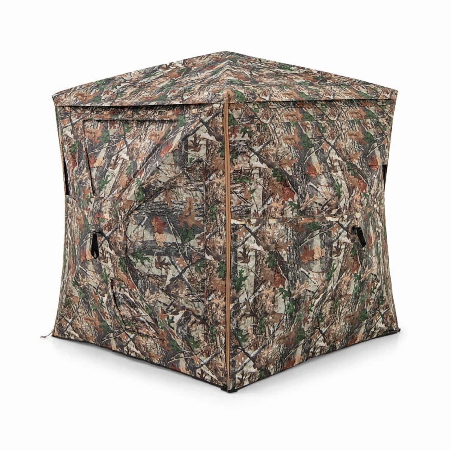 Topcobe 5-IN-1 Detachable Hunting Blind for 2-3 People with Skylight, Waterproof Camping Tents Easy Setup