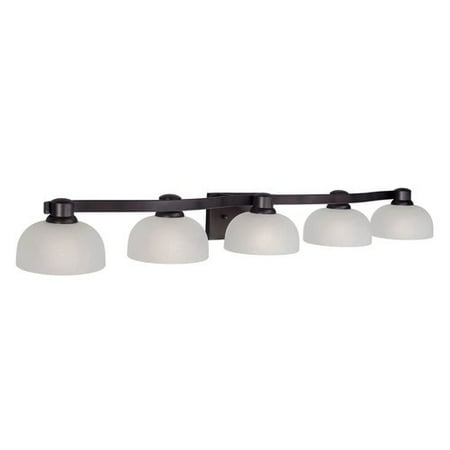 Winston Porter Leach 5 Light Bath Bar Winston Porter Leach 5 Light Bath Bar