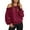 Z1-Red, variant on Fshinging Oversize Sweatshirt For Women Hoodie Off Shoulder Long Sleeve Solid Crewneck Loose Fit Pullover Sweaters