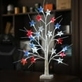 thumbnail image 3 of 24LED Independence Day Decoration Tree – Red, White, and Blue Star Lights with Timer & USB/Battery Power, Perfect for Flag Day & 4th of July Festivities, 3 of 8