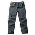 thumbnail image 1 of Pantalones largos para hombre, bolsillos laterales, pies pequeños, ajustados, largos, para hombre, 1 of 7
