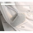 thumbnail image 4 of Diamond Handbag, Banquet Handbag, Women's Retro Elegant Triangle Wallet for Cocktail Wedding, 4 of 8