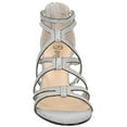 thumbnail image 3 of Bella Vita Womens Karlette Caged Glitter Gladiator Sandals, 3 of 3