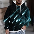 thumbnail image 2 of GERsome Hoodies for Men Casual Long Sleeve Pullover Hooded Sweatshirt with Kangaroo Pocket M-4XL, 2 of 5