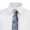 thumbnail image 2 of Floral Necktie, Romantic Vintage Hydrangeas, Dress Tie, 3.7", Multicolor, by Ambesonne, 2 of 3