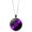 Purple necklace, variant on Vinyl Record Earrings Vintage Retro Black Player DJ Music Metal Phonograph Album Small, Style G4172