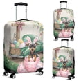thumbnail image 2 of Easter Egg Miniature Pinscher Bunny Ear Welcome Spring Truck Travel Luggage Cover Mini Pin Dog Lover Suitcase Dust Protective Decor - 12002, 2 of 5