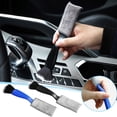 thumbnail image 1 of Fiudx Cepillo de Limpieza Interior de Coche, Cerdas Suaves de Nailon, Funda de Coral Reemplazable, Herramienta para Quitar El Polvo y Limpiar, Multiusos para El Mantenimiento Del Coche, Diseño Fácil, 1 of 7