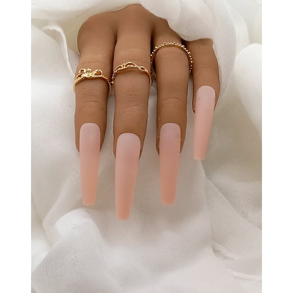 Lovely Claws Matte Blush 2XL Press on Nail set