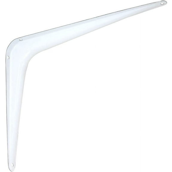Stanley Hardware 211 Series Steel Shelf Brackets White 8 by 10 Inch