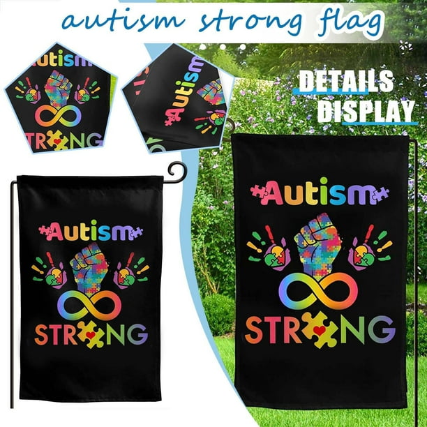 House Decorations For Home Puzzle Autism Awareness Strong Garden Flag Vertical Double Sized Inspirational Com - Autism Awareness Home Decorations House Decorations For Home Puzzle Autism Awareness Strong Garden Flag Vertical Double Sized Inspirational Com - Autism Awareness Home Decorations