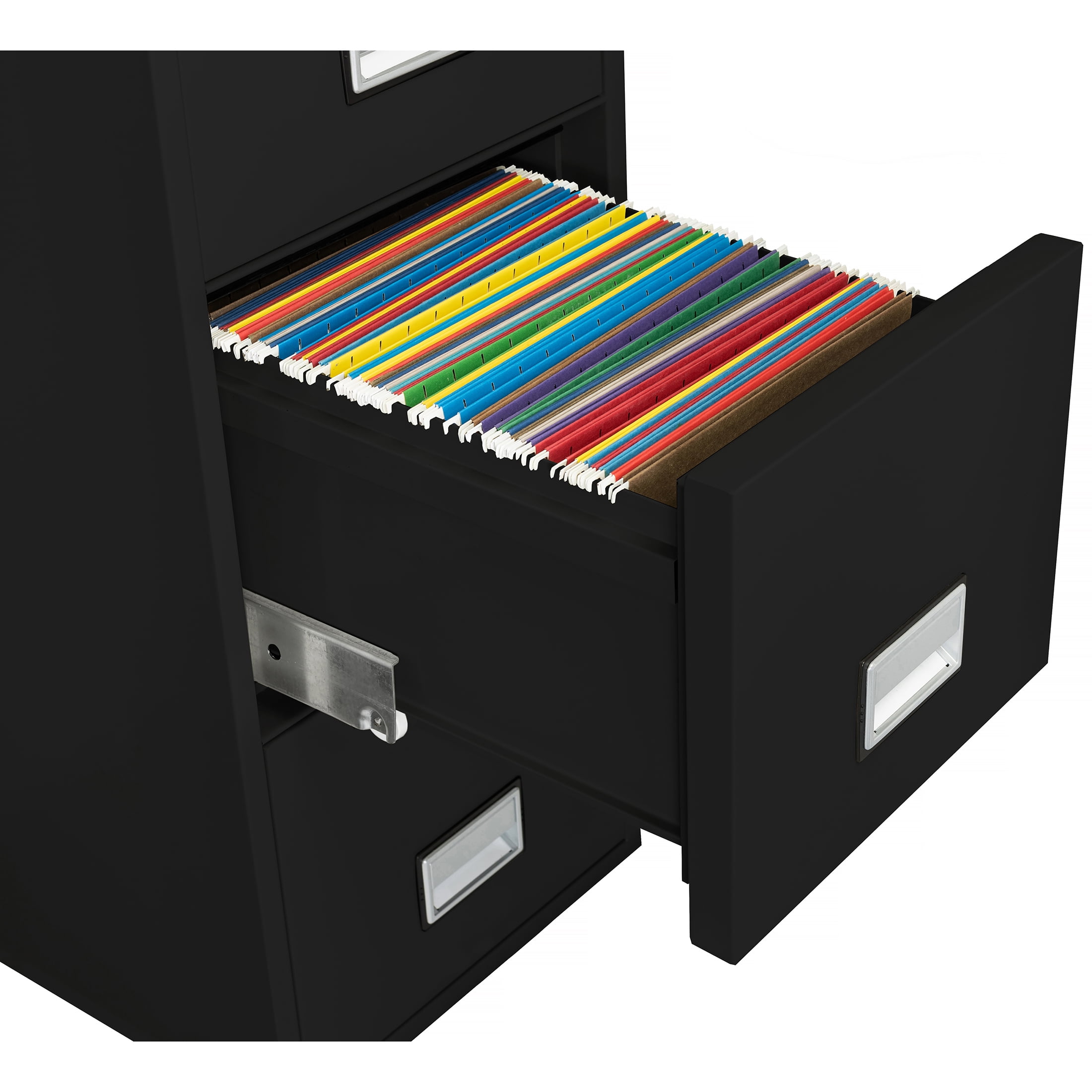 Phoenix Safe International B2372828 Vertical 25 in. 4-Drawer Letter Fire & Water Resistant File Cabinet, Black - LTR4W25B.