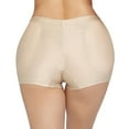 thumbnail image 3 of Defitshape Women's Padded Shapewear Shorts Butt Lifter Firm Slim Fit Shaper Underwear Hip Enhancer Nude 4, 3 of 5
