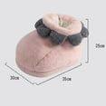 thumbnail image 4 of Women's Winter Cartoon Plush Plug-in Foot Warmer For Office Home, 4 of 5