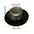 thumbnail image 3 of QTOCIO Chocolate Hot Pot Melting Pot Roasted 2 In 1 Set Fruit Party Gathering, 3 of 4