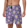 thumbnail image 2 of Fotbe Daisies Flowers Men’s Swim Trunks Quick Dry Swim Shorts Board Shorts with Mesh Lining-Medium, 2 of 9