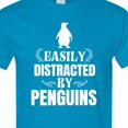 thumbnail image 4 of Inktastic Easily Distracted by Penguins T-Shirt, 4 of 5