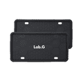 thumbnail image 1 of 2 pzs Porta Placas Universal Accesorios Para Autos De Silicon Lab.G Negro, 1 of 4