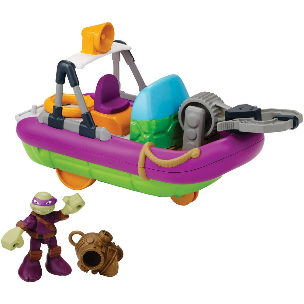 Teenage Mutant Ninja Turtles Dive Boat with Diver Donnie