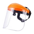 thumbnail image 4 of GUOOL Face Shield Clear View Portable Full Face Cover for Sanding Grinding Factory Orange, 4 of 9