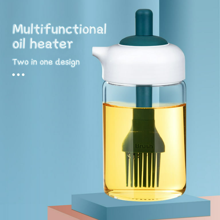 kiskick Press Design Oil Bottle - Leak-proof Glass - Filtration Residue Oil  Dispenser - Cooking Oil Container