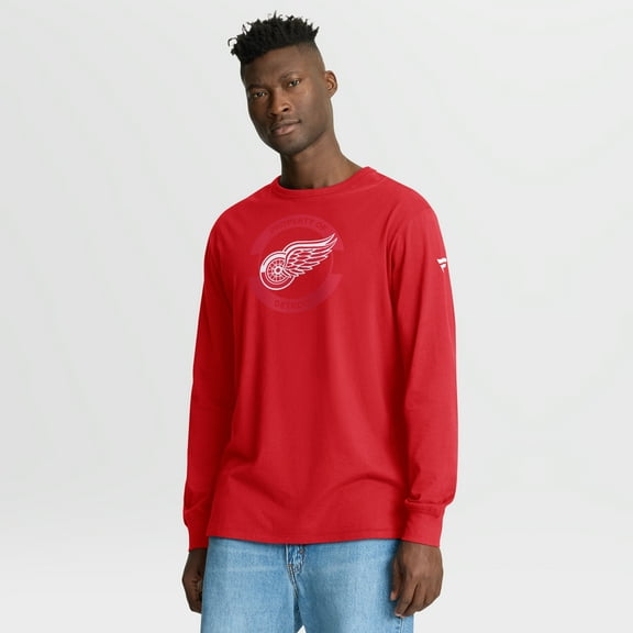 Men's Fanatics Red Detroit Red Wings Authentic Pro Property Of Practice Long Sleeve T-Shirt