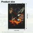thumbnail image 7 of Yuyamidu Eagle Golf Towel American Flag Cleaning Cloth Soft Golf Towels Easy to Carry Golf Accessories for Cart, Club or Bag, 7 of 7