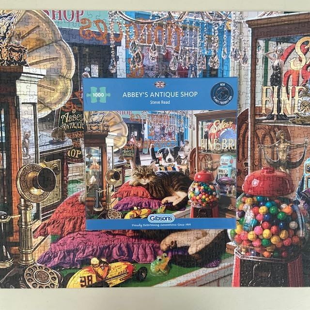 Gibsons Abbey's Antique Shop 1000 Piece Jigsaw Puzzle