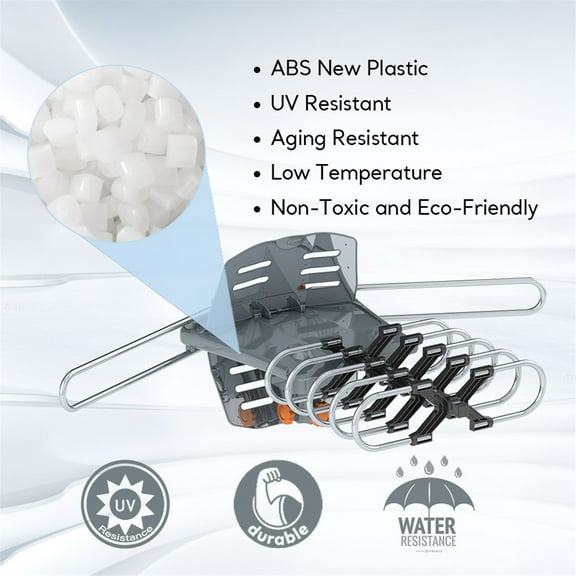 360° UV Dual-band Outdoor Antenna with Stand Black