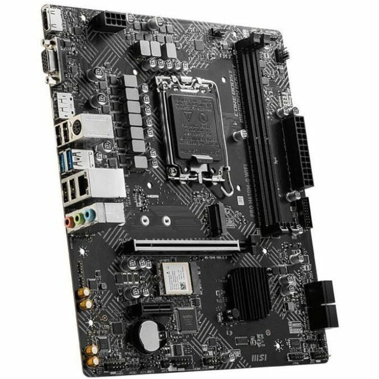 MSI PRO H610M-G WIFI Gaming Desktop Motherboard, Intel H610 Chipset, Socket LGA-1700, Micro ATX