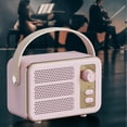 thumbnail image 5 of VALSEEL Bluetooth Speaker Outdoor, Design of Retro Wireless Bluetooth Speaker, Mini Outdoor Convenient Portable Small Speaker (Bluetooth/TF/AUX/USB), 5 of 7