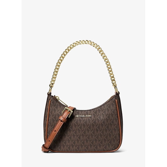 Jet Set Signature Logo Convertible Crossbody Bag Small