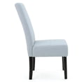 thumbnail image 4 of Noble House Nico Indoor Contemporary Fabric Dining Chairs, Set of 2, Light Sky, 4 of 9