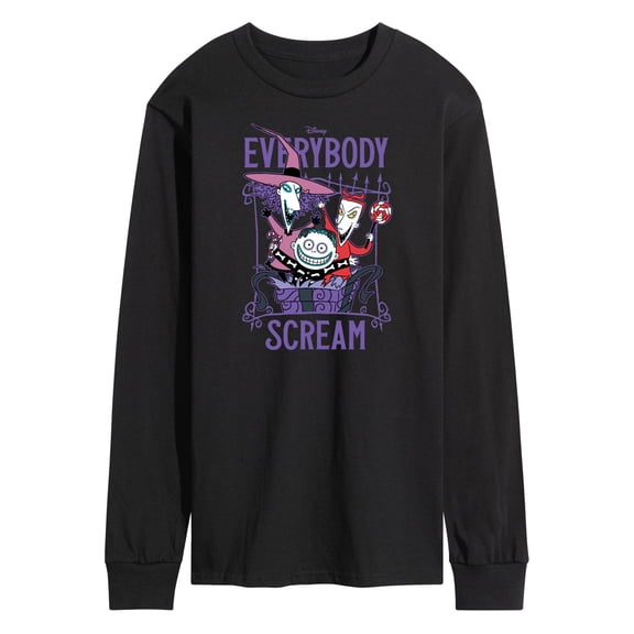 The Nightmare Before Christmas - Everybody Scream - Men's Long Sleeve T-Shirt
