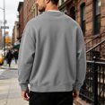 thumbnail image 5 of Horkkom Crewneck Sweatshirt Men Long Sleeve Work Casual Shirts Oversized Loose Sweatshirts with Pockets XXL, 5 of 7